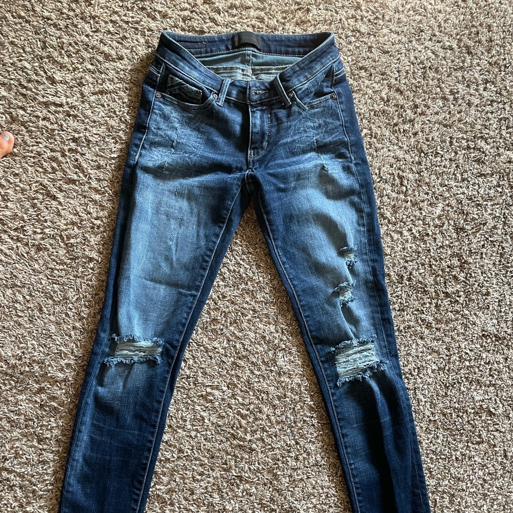 Buckle Black Mid-Rise Skinny Jeans